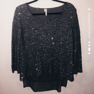 NYE Sparkly Top